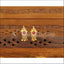 Kerala style Gold plated Palakka earrings M2348