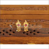 Kerala style Gold plated Palakka earrings M2348
