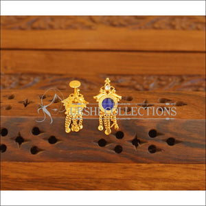 Kerala style Gold plated Palakka earrings M2349