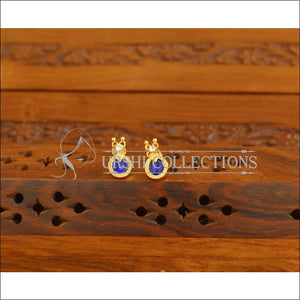 Kerala style Gold plated Palakka earrings M2352