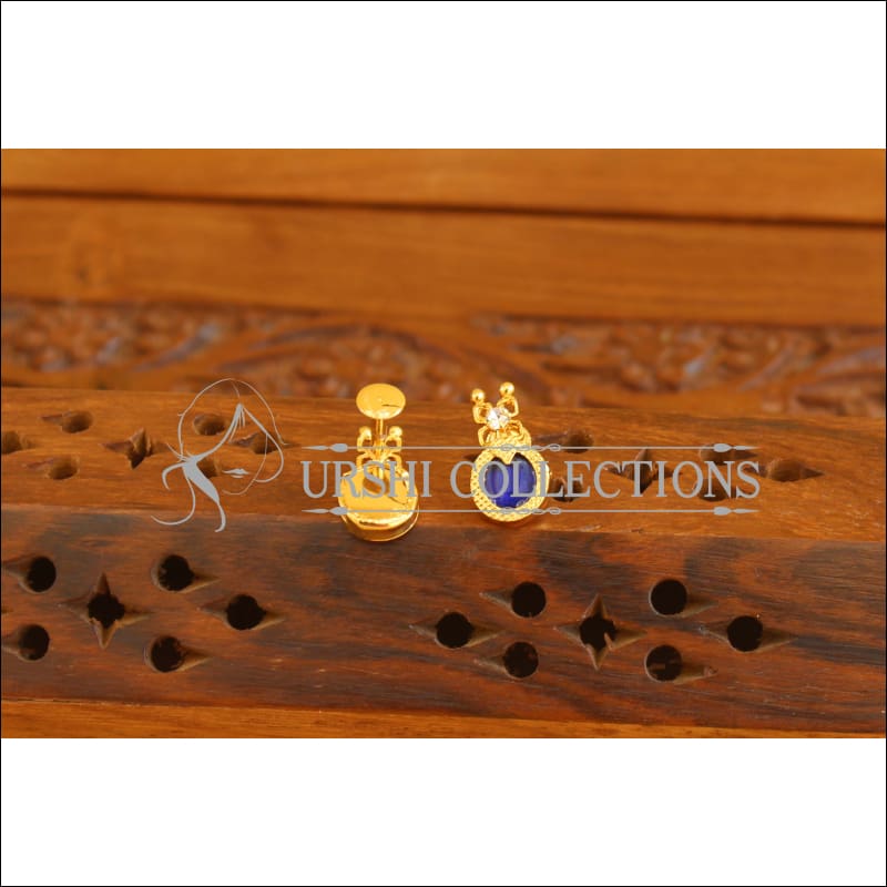 Kerala style Gold plated Palakka earrings M2352