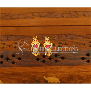 Kerala style Gold plated Palakka earrings M2353