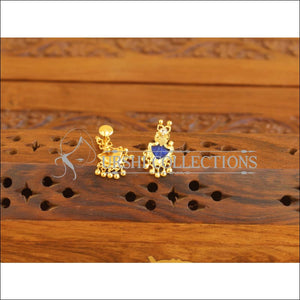 Kerala style Gold plated Palakka earrings M2356