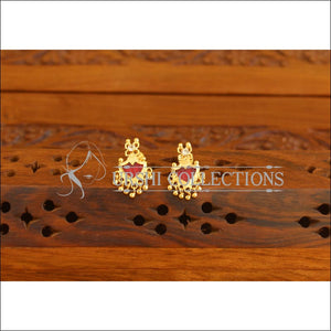 Kerala style Gold plated Palakka earrings M2357