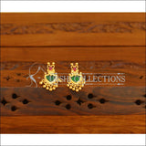 Kerala style Gold plated Palakka earrings M2358