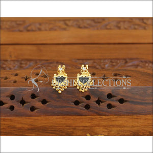Kerala style Gold plated Palakka earrings M2359