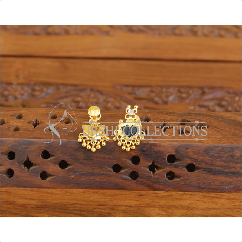 Kerala style Gold plated Palakka earrings M2359