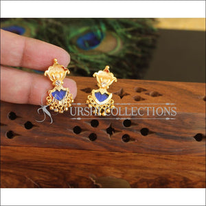Kerala Style Gold Plated Palakka Earrings M2436 - Earrings