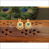 Kerala Style Gold Plated Palakka Earrings M2437 - Earrings