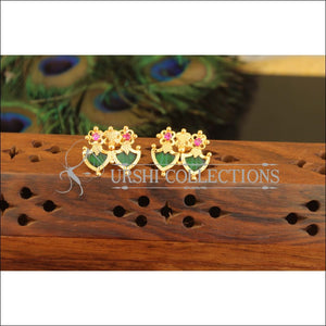 Kerala Style Gold Plated Palakka Earrings M2438 - Earrings