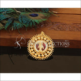 Kerala Style Gold Plated Palakka Krishna Pendant M2538 - Pendant Set