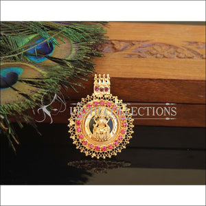 Kerala Style Gold Plated Palakka Lakshmi Pendant M2394 - Pendant Set
