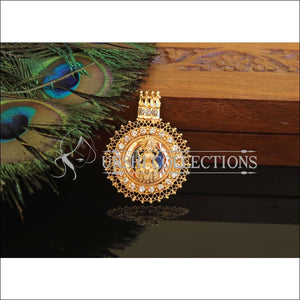 Kerala Style Gold Plated Palakka Lakshmi Pendant M2395 - Pendant Set