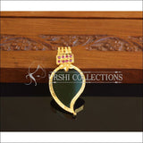 Kerala Style Gold Plated Palakka Mango Pendant M1953 - Pendant Set