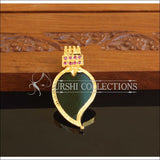 Kerala Style Gold Plated Palakka Mango Pendant M1953 - Pendant Set