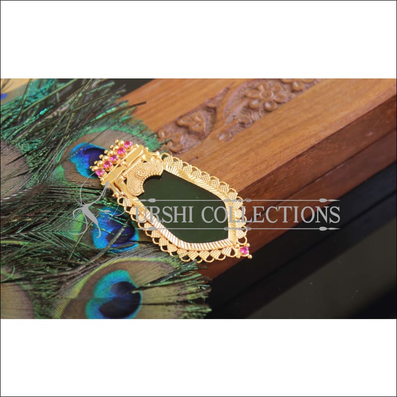 Kerala style Gold plated Palakka Nagapadam Pendant M2381 - Pendant Set