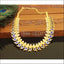 Kerala style gold plated palakka necklace M1033