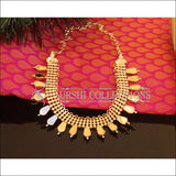 Kerala Style Gold Plated Palakka Necklace M2126 - Set