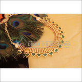 Kerala Style Gold Plated Palakka Necklace M2128 - Set