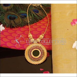 Kerala Style Gold Plated Palakka Necklace M2133 - Set