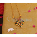 Kerala Style Gold Plated Palakka Necklace M2137 - Set