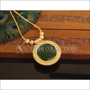 Kerala style Gold plated Palakka Necklace M2193 - Set