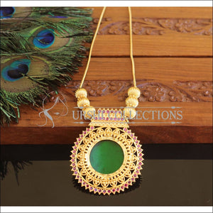 Kerala style Gold plated Palakka Necklace M2210 - Set