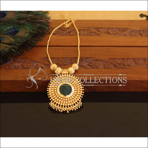 Kerala style Gold plated Palakka Necklace M2241 - Set