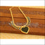 Kerala style Gold plated Palakka Necklace M2243