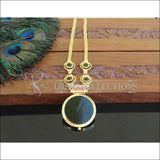 Kerala style Gold plated Palakka Necklace M2245 - Set