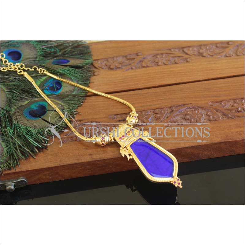 Kerala style Gold plated Palakka Necklace M2247 - Set