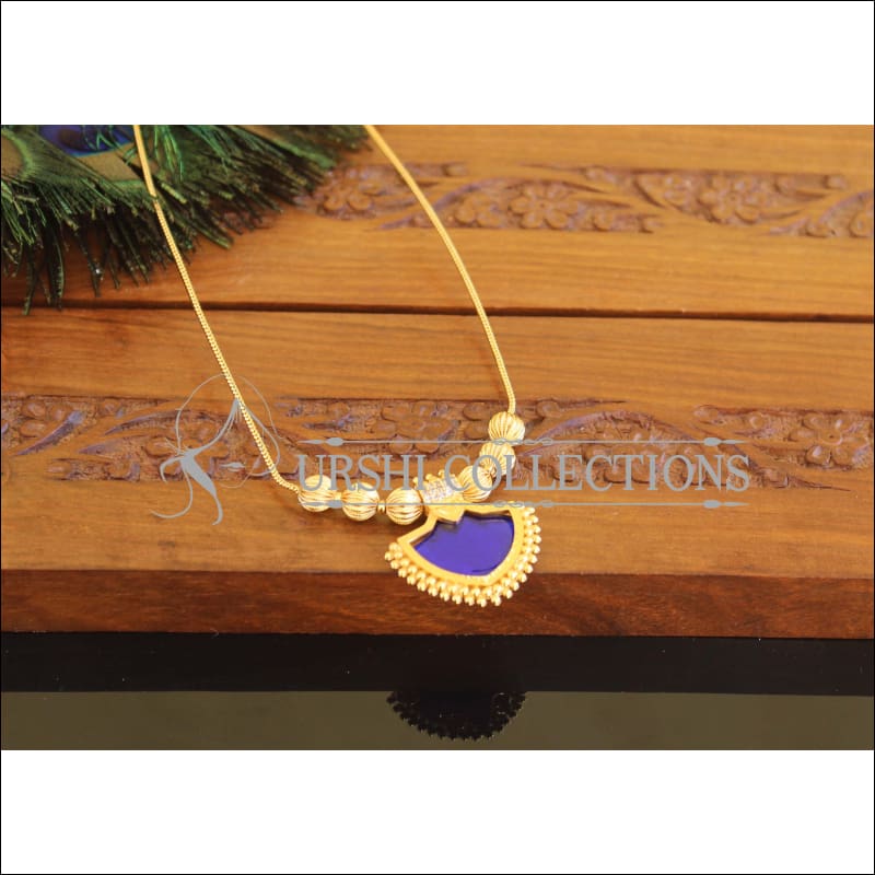 Kerala style Gold plated Palakka Necklace M2281 - Set