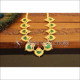 Kerala Style Gold Plated palakka Necklace M2309 - Set