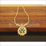 Kerala Style Gold Plated Palakka Necklace M2474 - Necklace Set