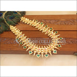 Kerala Style Gold Plated Palakka Necklace M2993 - Necklace Set