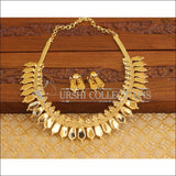 Kerala Style Gold Plated Palakka Necklace set M1279 - Necklace Set