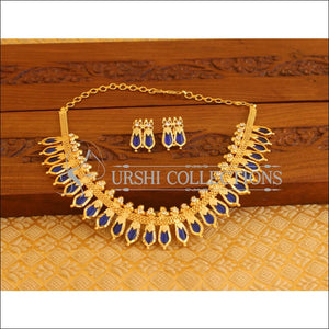 Kerala Style Gold Plated Palakka Necklace set M1281 - Necklace Set