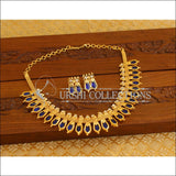 Kerala Style Gold Plated Palakka Necklace set M1281 - Necklace Set