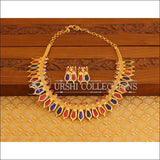 Kerala Style Gold Plated Palakka Necklace set M1283 - Necklace Set