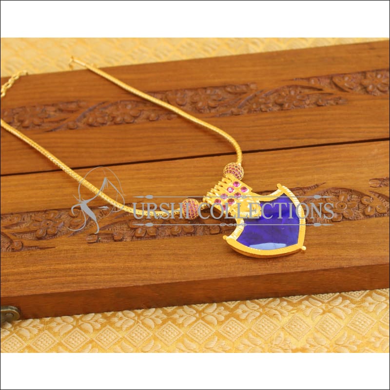 Kerala Style Gold Plated Palakka Necklace Set M1286 - Necklace Set