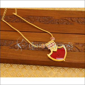 Kerala Style Gold Plated Palakka Necklace Set M1287 - Necklace Set