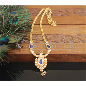 Kerala Style Gold Plated Palakka Necklace Set M3022 - Necklace Set