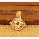 Kerala style gold plated palakka pendant M1106 - Pendant Set