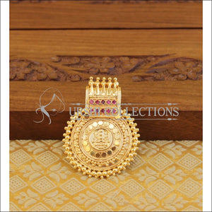 Kerala style gold plated palakka pendant M1112 - Pendant Set