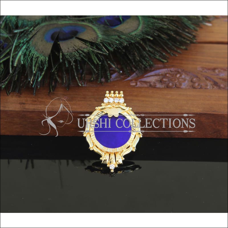 Kerala style Gold plated Palakka Pendant M2368 - Pendant Set