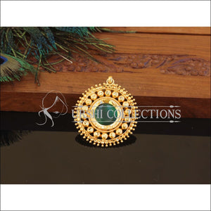 Kerala Style Gold Plated Palakka Pendant M2540 - Pendant Set