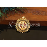 Kerala Style Gold Plated Palakka Pendant M2565 - RED - Pendant Set