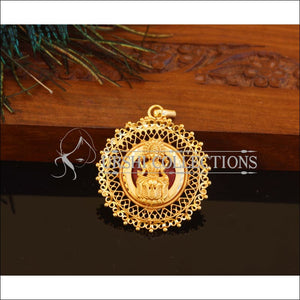 Kerala Style Gold Plated Palakka Pendant M2568 - Pendant Set