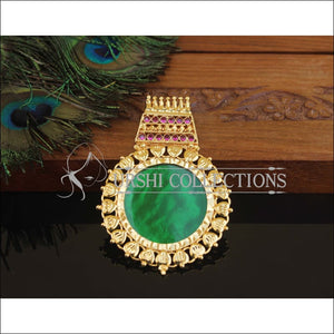 Kerala Style Gold Plated Palakka Pendant M3008 - Pendant Set