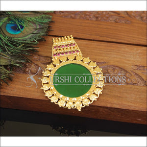 Kerala Style Gold Plated Palakka Pendant M3008 - Pendant Set